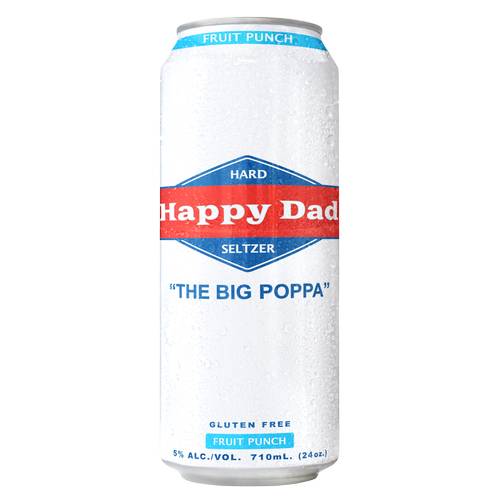 Happy Dad Hard Seltzer the Big Poppa (24 oz) (fruit punch )