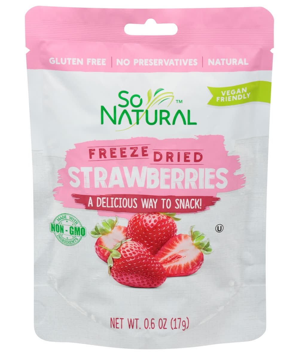 So Natural Gluten Free Natural Freeze Dried Strawberries (0.6 oz)
