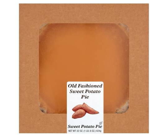 Table Talk Pies Inc. Old Fashion Sweet Potato Pie, 8", 22 Oz. (1.38 lbs)