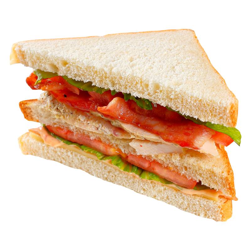 Club sándwich (pollo tocineta) (165 g)