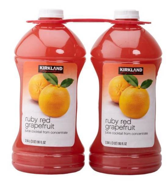 KIRKLAND SIGNATURE グレープフルーツ飲料50%果汁入り2.84Lｘ2