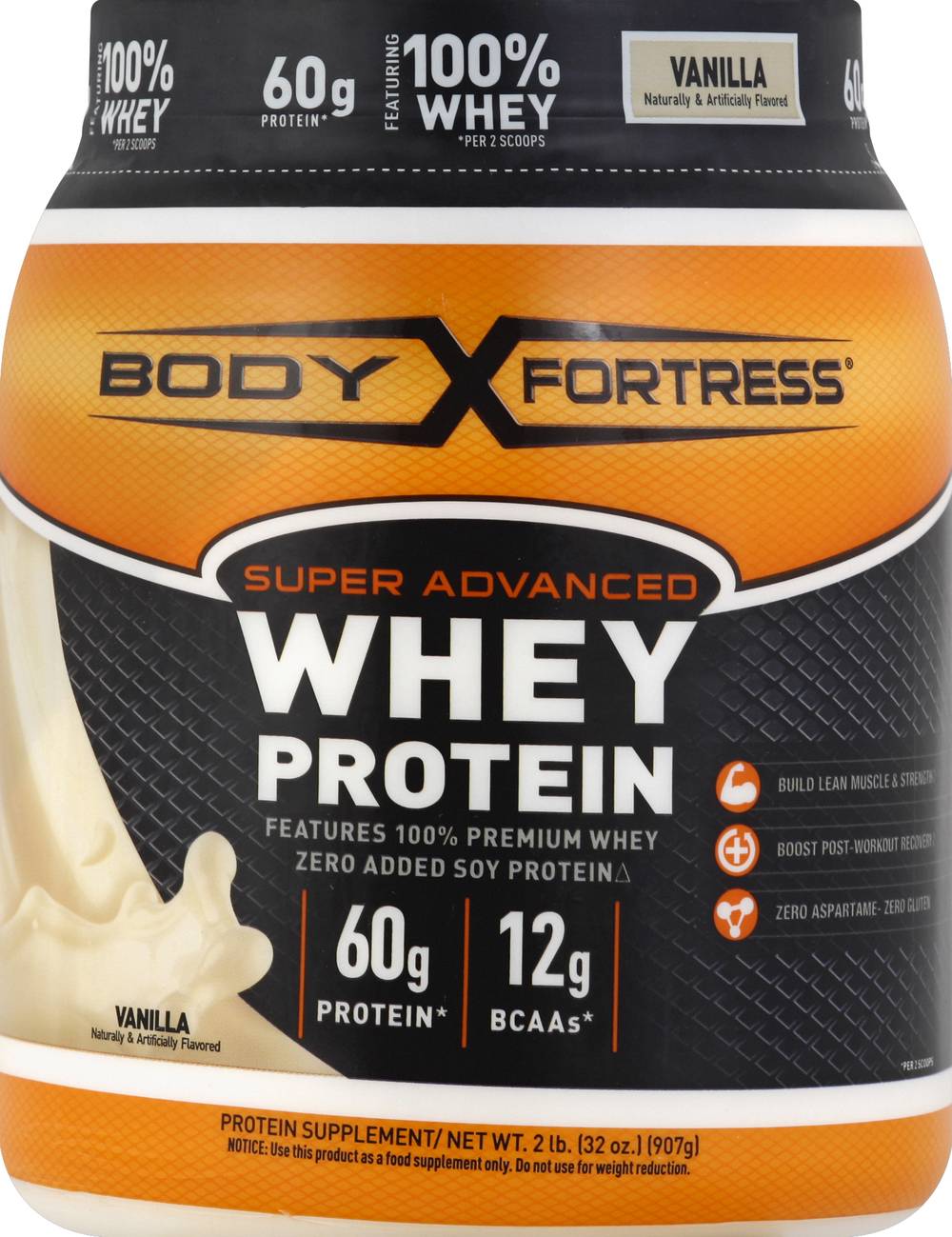 Body Fortress Super Advanced Vanilla Whey Protein (2 lbs)