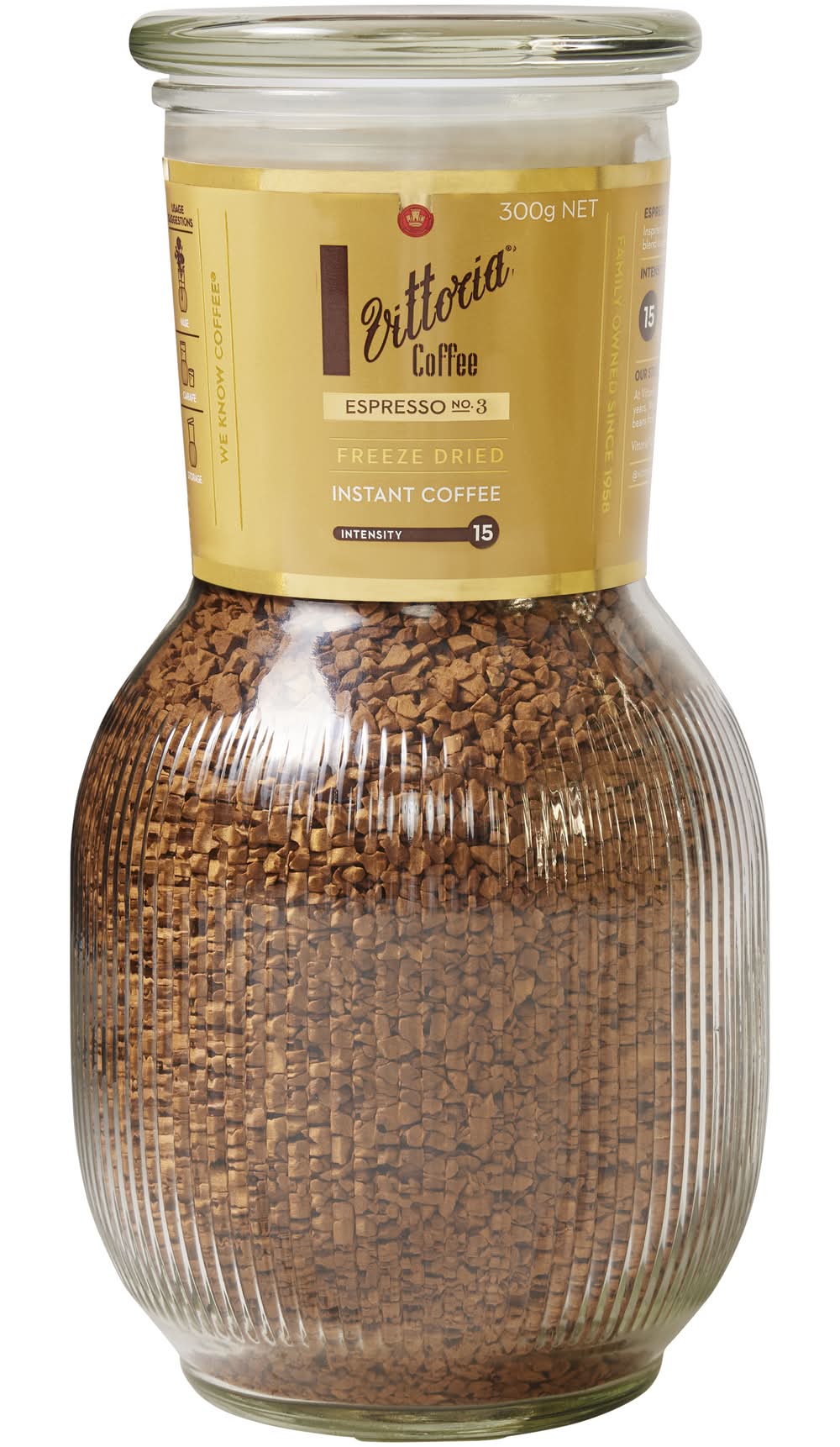 Vittoria Coffee Espresso No. 3 Instant Coffee (300g)