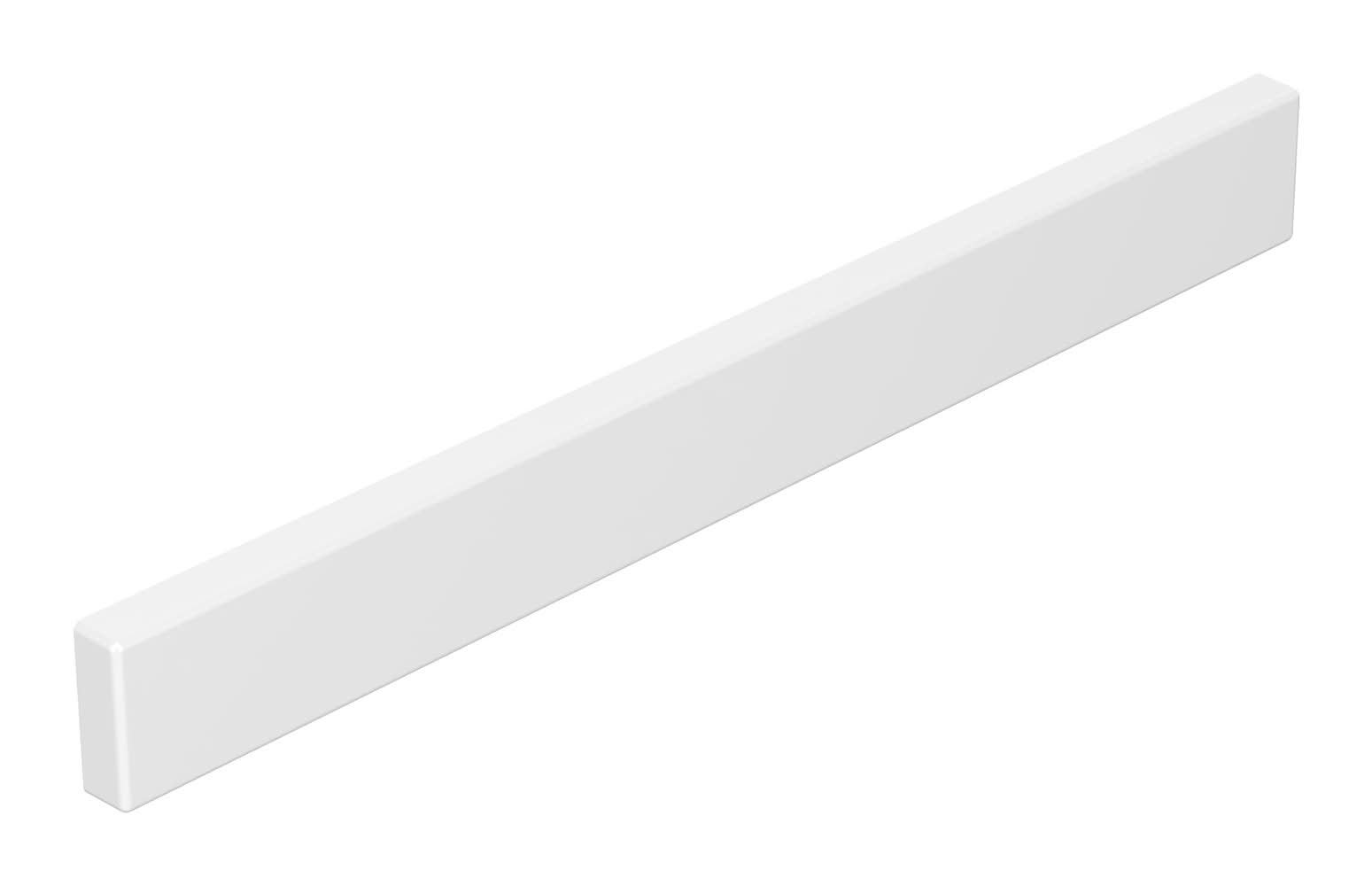 Project Source 2.37-in H x 21.25-in L White Cultured marble Bathroom Side splash