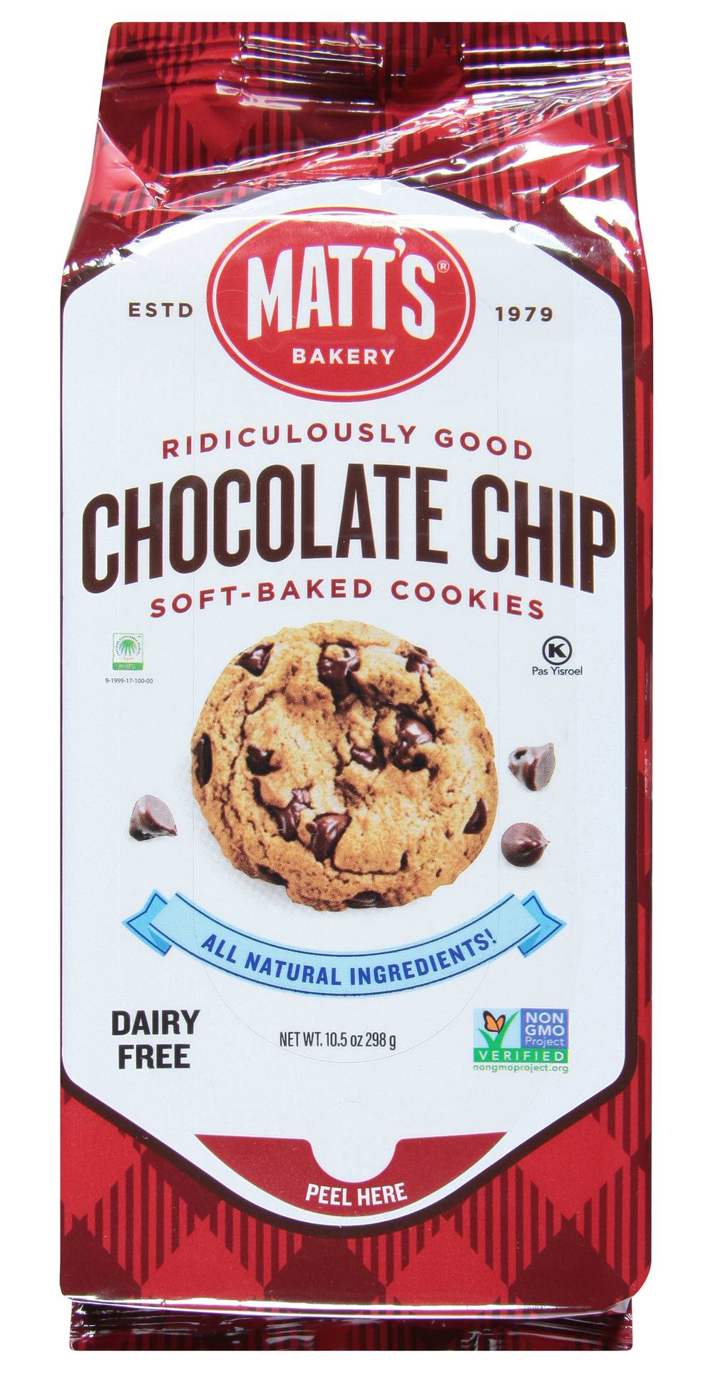 Matt's Bakery Chocolate Chip Cookies (10.5 oz)