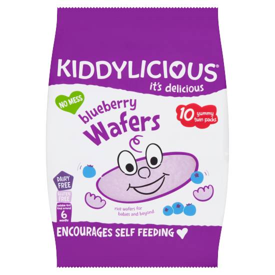 Kiddylicious Wafers Blueberry Baby Snack (10 ct)