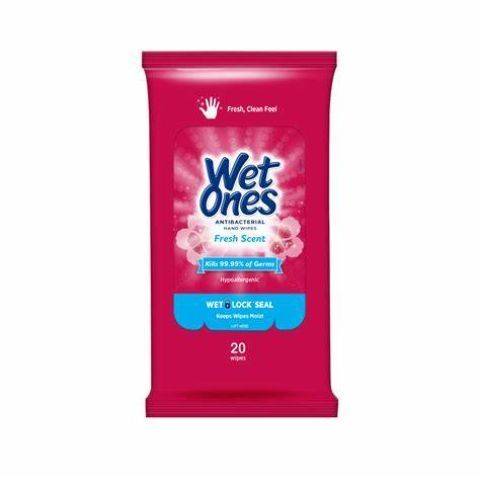 Wet Ones Anti Bacterial Wipes Fresh Scent 20 Count