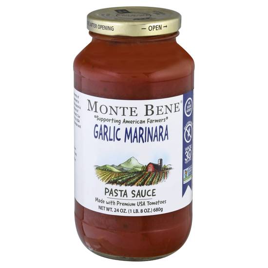 Monte Bene Garlic Marinara Pasta Sauce