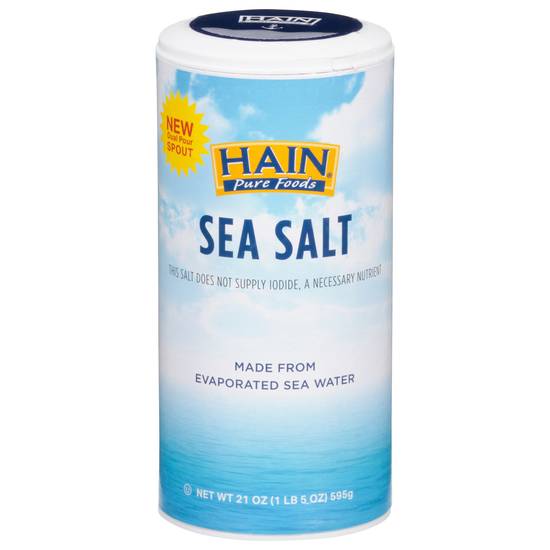 Hain Pure Foods Sea Salt (21 oz)