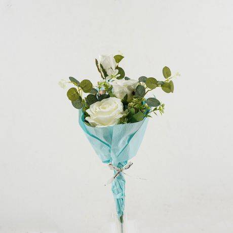 Lerman Decor Bouquet De Roses Blanches