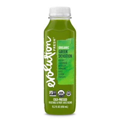 Evolution Fresh Organic Green Devotion Cold-Pressed Juice (15.2 fl oz)