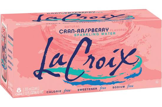 La Croix Cran-Raspberry 8x 12oz Cans