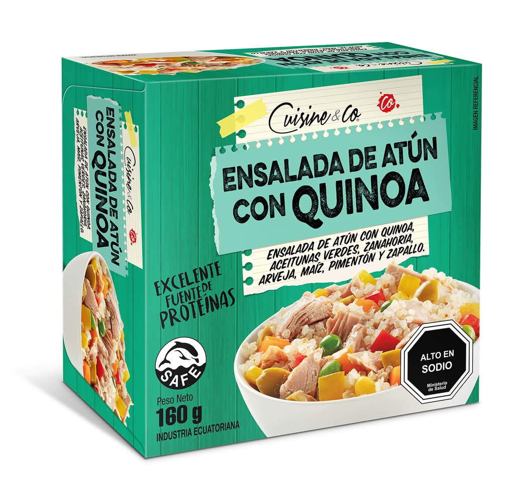 Cuisine & Co · Ensalada de atún con quinoa (160 g)
