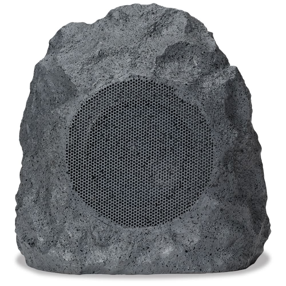 iLive GEO Rock IPX5 Waterproof with AuraCast 5 -Watt Bluetooth Indoor/Outdoor Speaker in Gray 1 Speaker Set