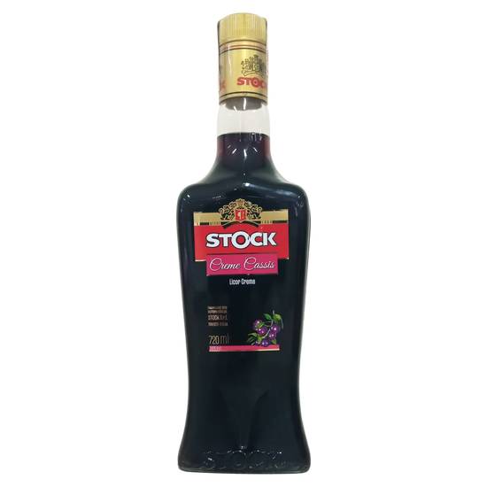 Stock licor creme de cassis (garrafa 720 ml)