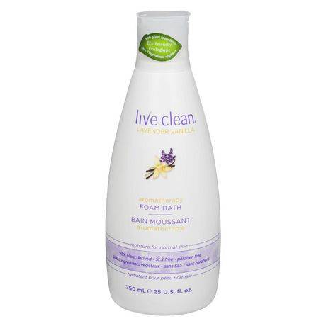 Live Clean Lavender Vanilla Aromatherapy Foam Bath