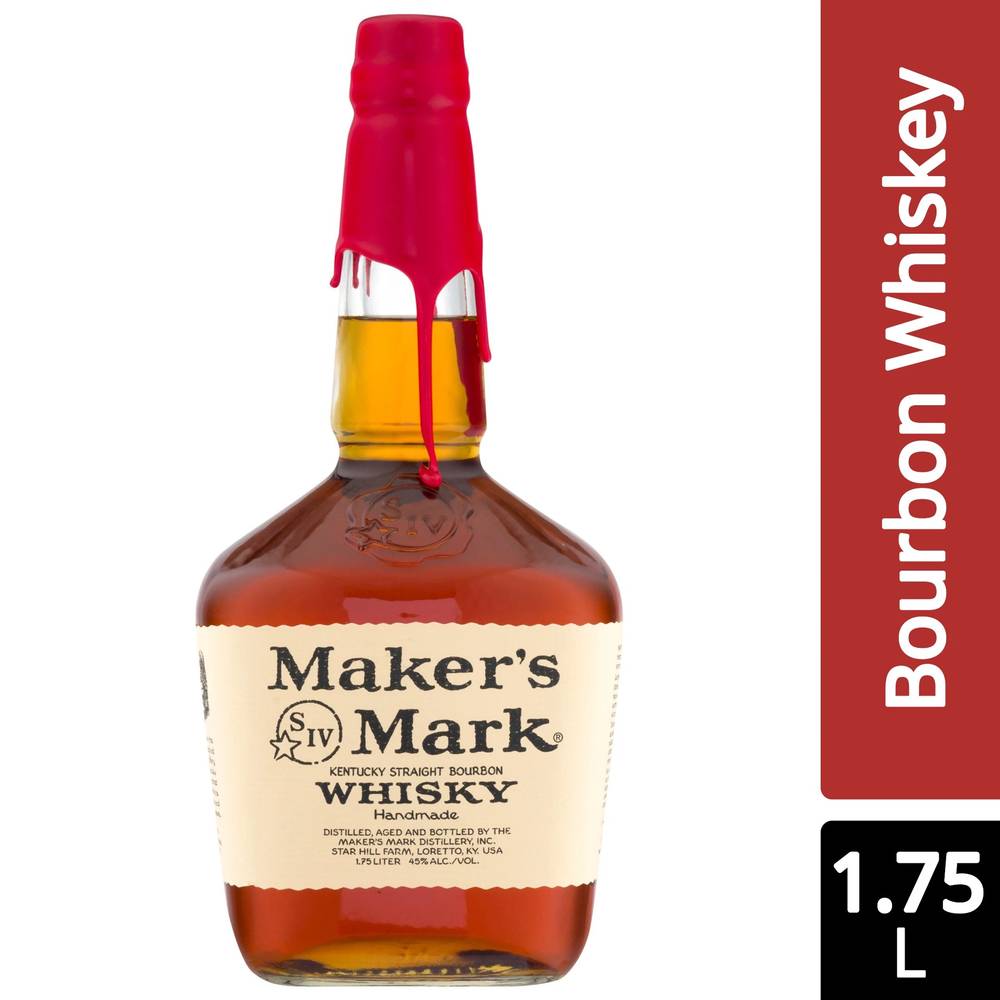 Maker's Mark Kentucky Straight Bourbon Whisky (1.75 L)