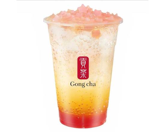 NEW!! Lychee Oolong Sparkling w/ Star Jelly