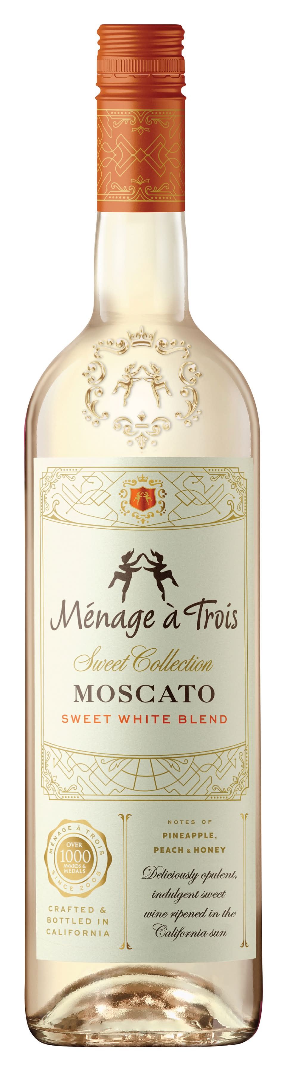 Ménage à Trois Sweet Collection White Blend Moscato Wine (750 ml)