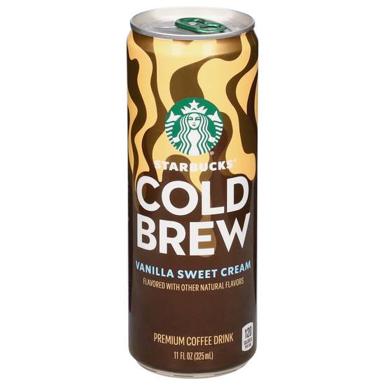 Starbucks Cold Brew Premium Coffee Drink (11 fl oz) (vanilla sweet cream)