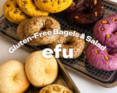 Gluten-Free Bagels & Salad efu     by Ｄｅｇｕｓｔａ