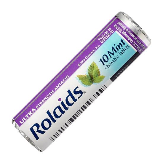 Rolaids Mint Ultra Strength Antacid 10 tablets