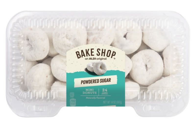 Bake Shop Powdered Sugar Mini Donut (14 oz)