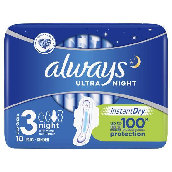 Always Ultra Night 16 * 10 Pack