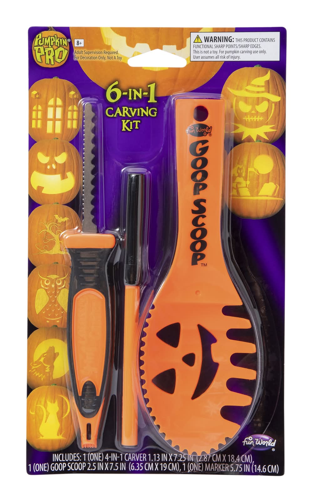 Pumpkin Pro® 3-Piece Carving Kit