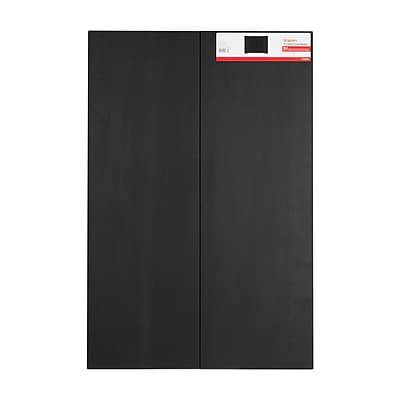 Staples Tri-Fold Presentation Board, 36 x 48, Black, (902091)