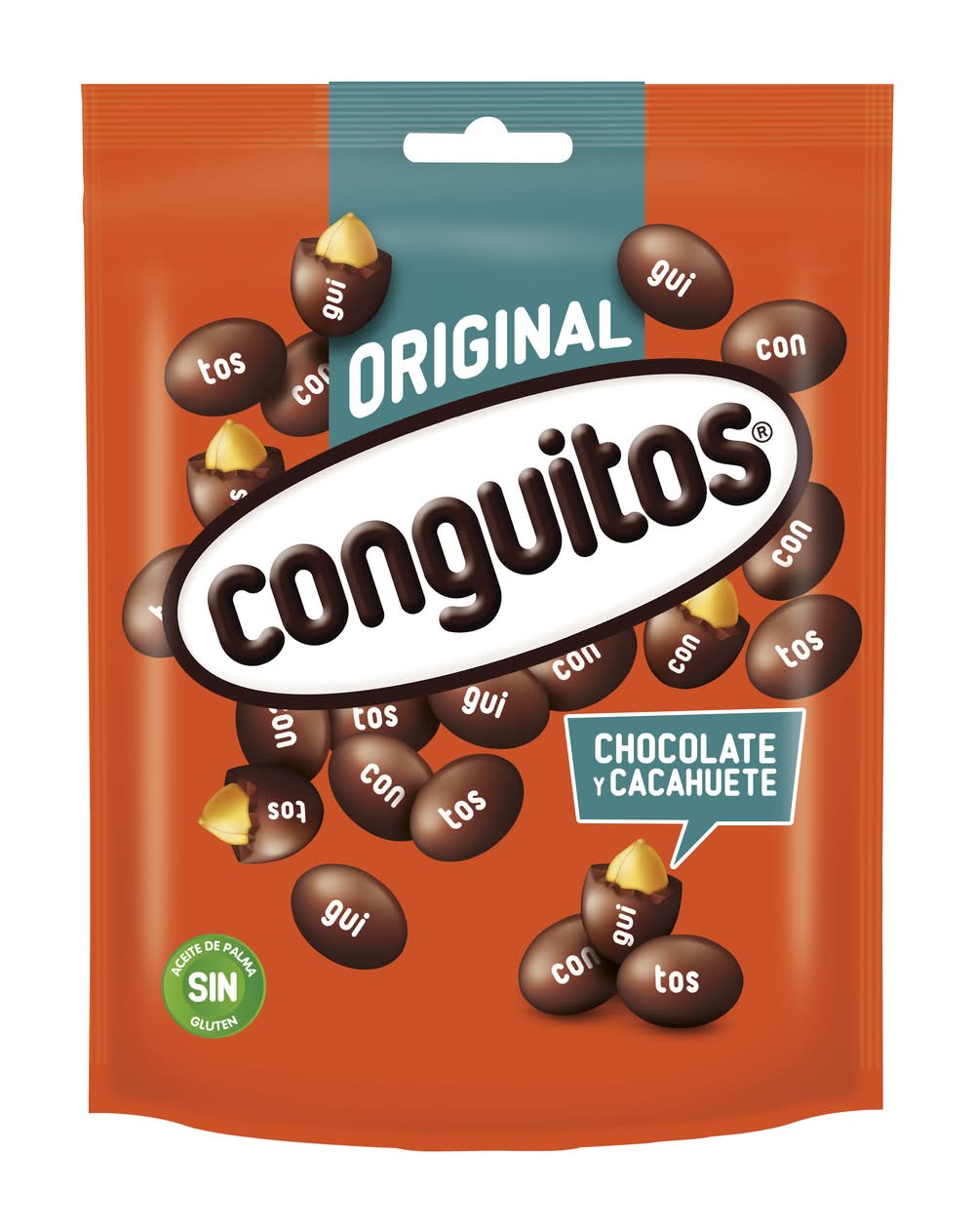 Cacahuate tostado recubierto de chocolate · Conguitos (200 g)