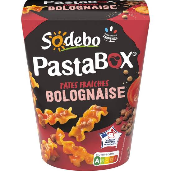 Sodebo - Pasta box fusilli bolognaise