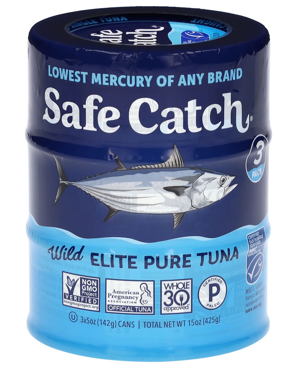 Safe Catch Elite Pure Wild Tuna (5 oz, 3 ct)