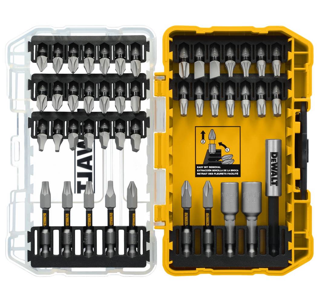 DEWALT TOUGH GRIP Screwdriver Bit Set 45 -Piece | DWAF45SET