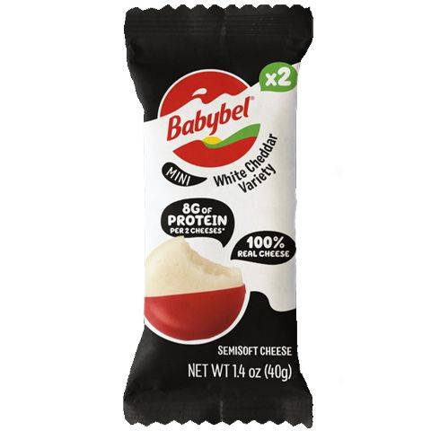 Mini Babybel White Cheddar .7oz 2ct