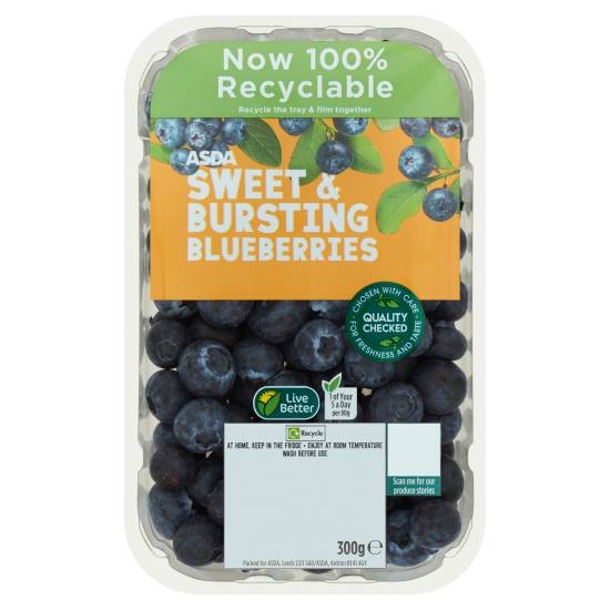 ASDA Sweet & Bursting Blueberries (300g)