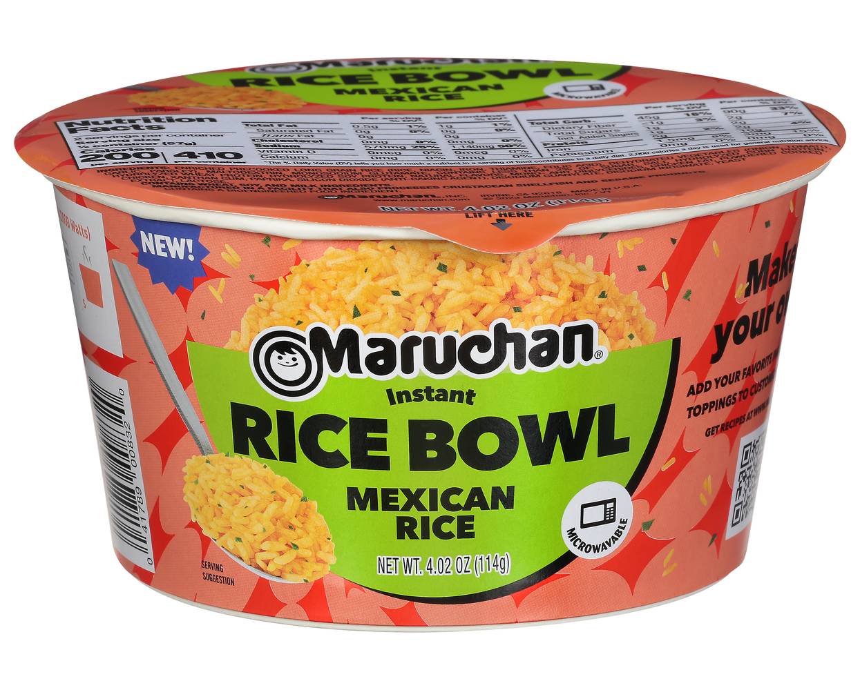 Maruchan Instant Rice Bowl, Mexican (4.02 oz)