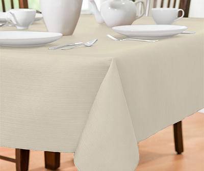 Broyhill Antique Fabric Tablecloth, 60" X 84, White