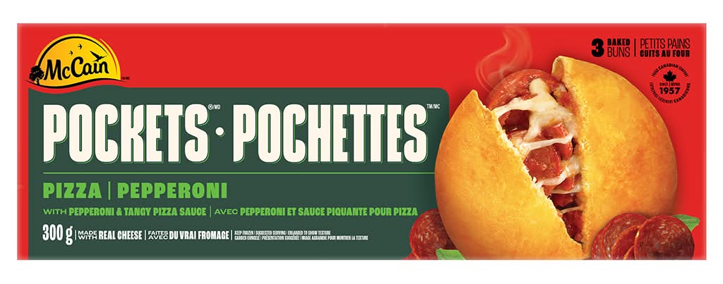 McCain Pepperoni Pizza Pocket (300 g, 3 ct)