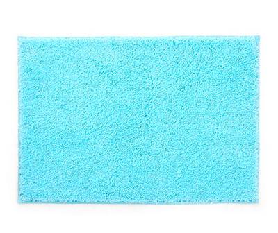Blue Topaz Bath Rug, (17" x 24")
