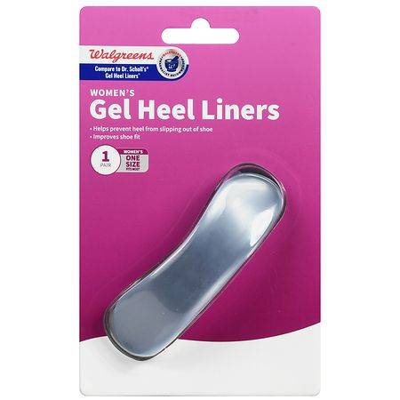 Walgreens Gel Heel Liner For Women