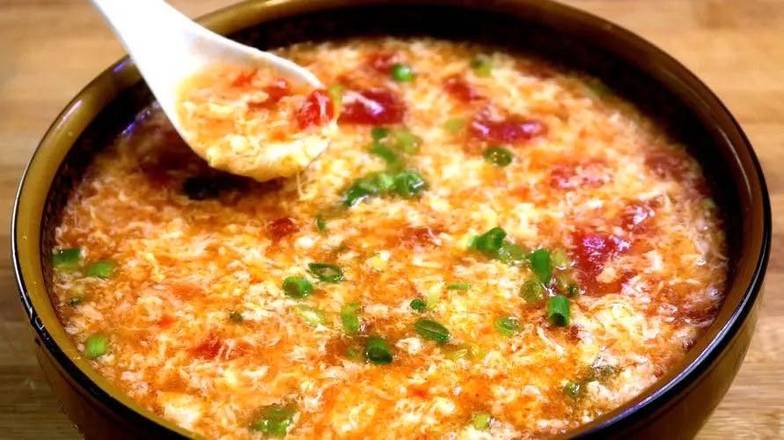 S2. Tomato Egg Drop Soup S2.西红柿鸡蛋汤