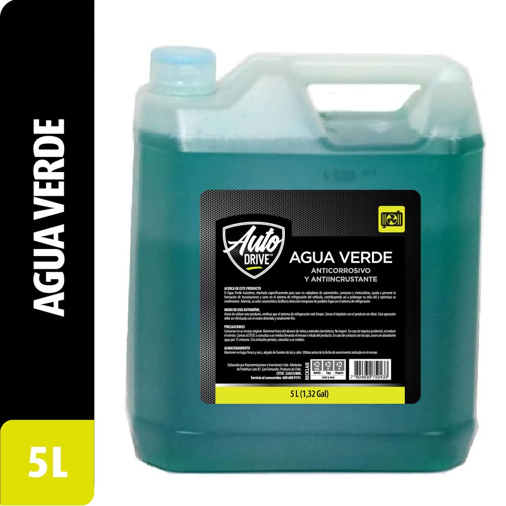 Autodrive · Agua verde (5 L)