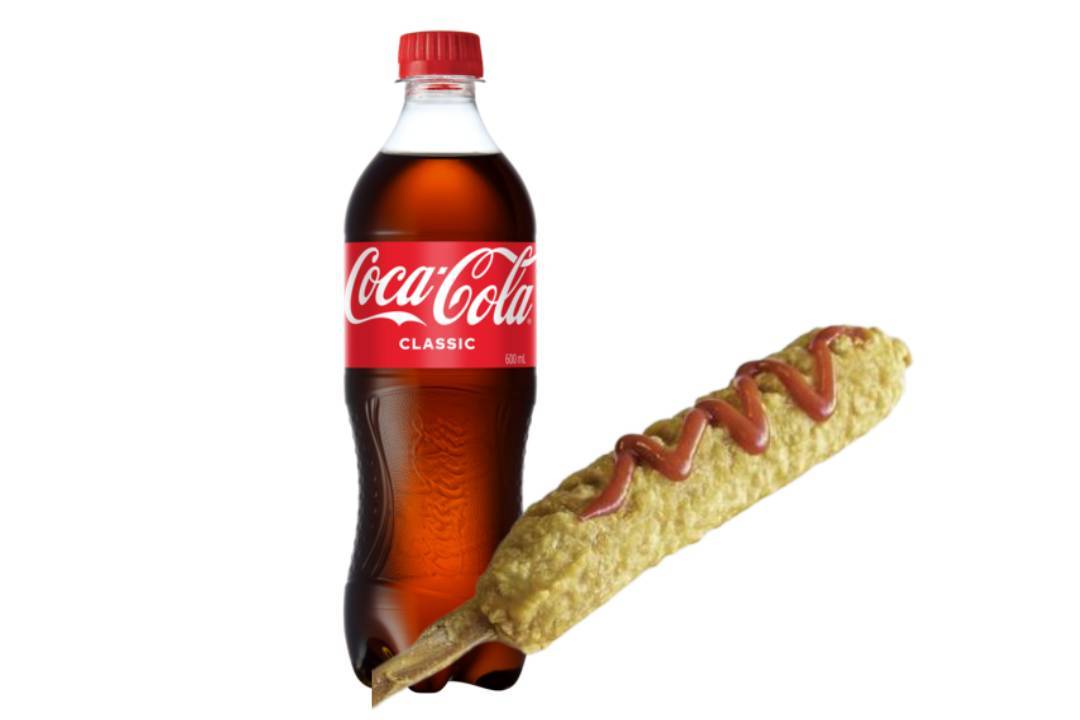 Coca Cola 600ml & Hot Dog with Sauce