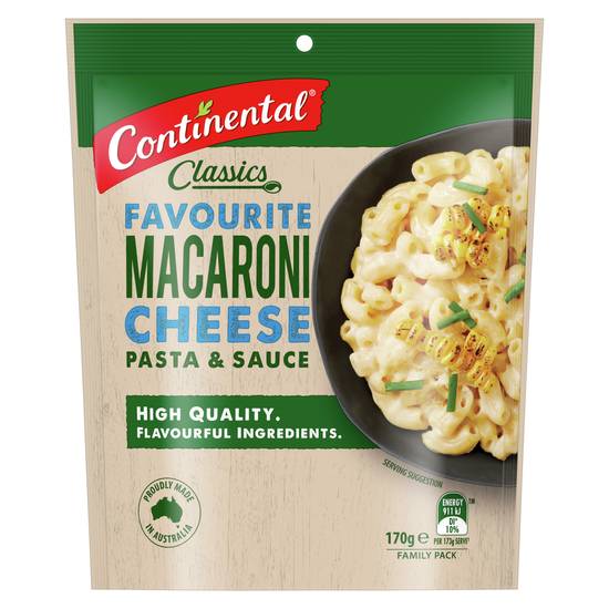 Continental Pasta and Sauce Family Macaroni Cheese 170g