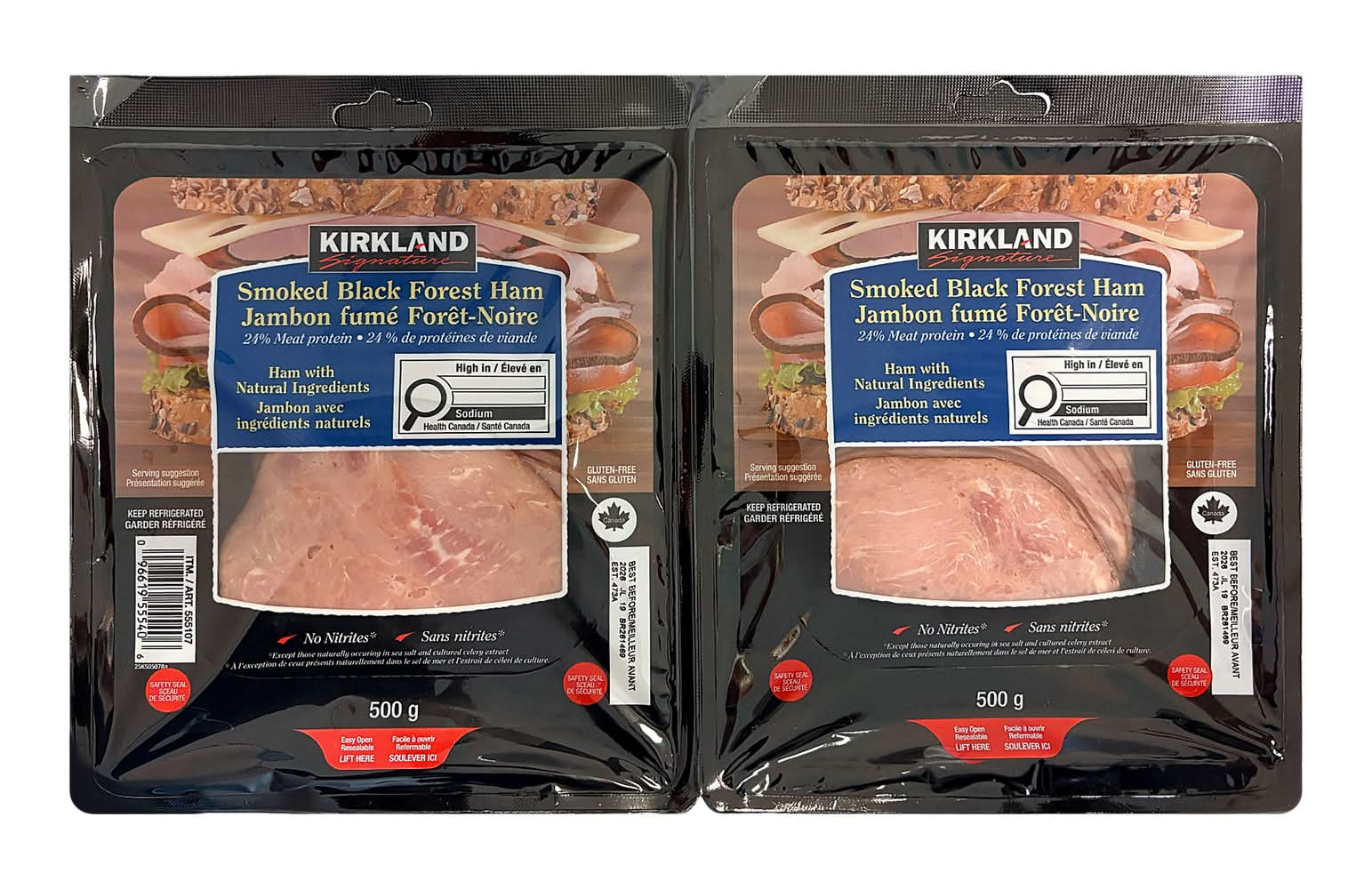 Besoin De Traduction / Kirkland Signature Sliced Black Forest Ham, 2 × 500 G