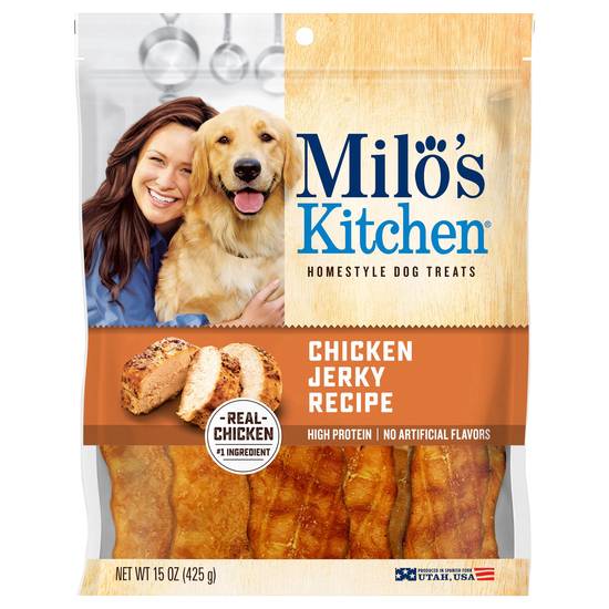 Milo's Kitchen Homestyle Chicken Jerky Recipe Dog Treats