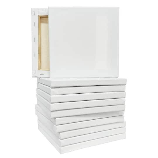 Artist's Loft Super Value Canvas, White (12 ct)