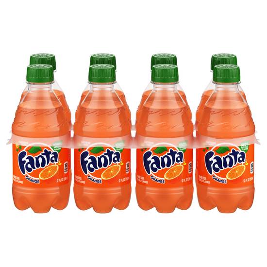 Fanta Orange Soda (8 ct, 12 fl oz)