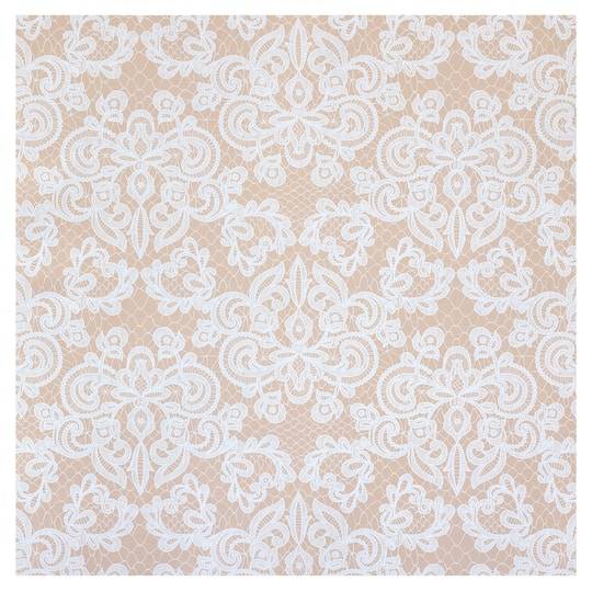 White Lace Cardstock By Recollections, 12" X 12"